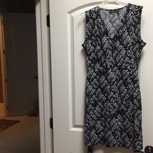 Black and white dress